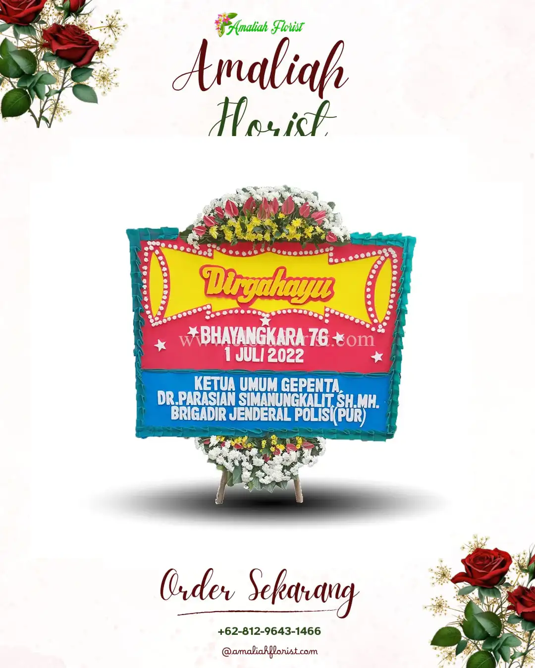 Papan Bunga HUT Ulang Tahun Asempapan